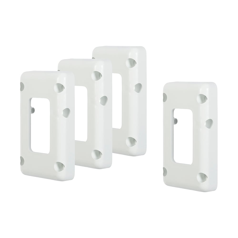 Supports muraux pour rampe en PVC Pqt/4