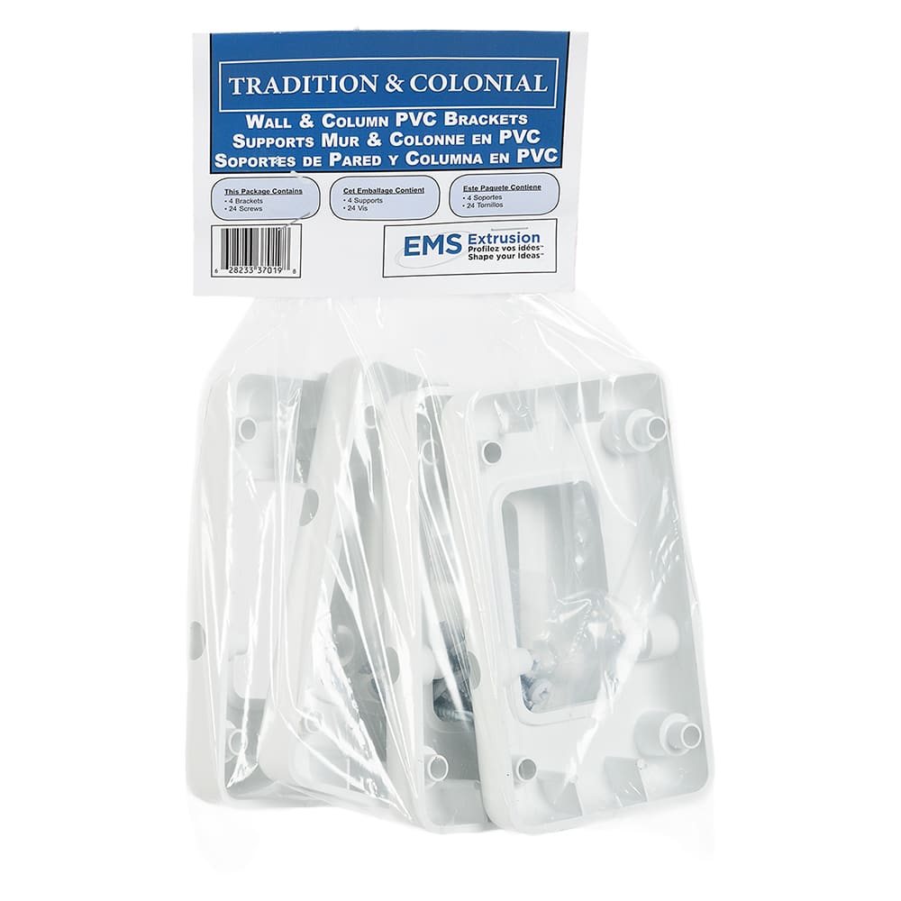 Wall Brackets for PVC Handrails Pkg/4