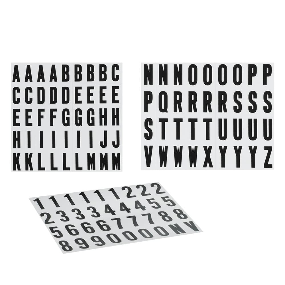 Lettres et chiffres adhésifs en vinyle 1 po
