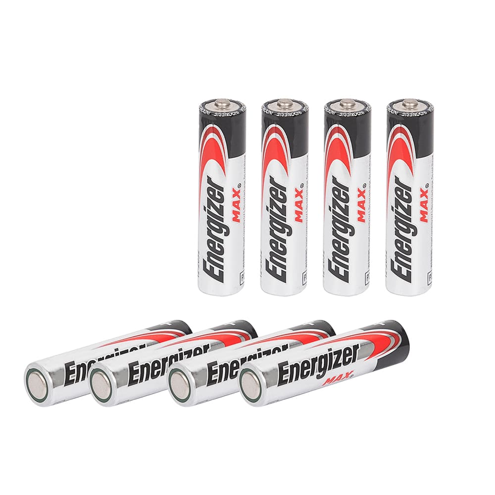 Piles alcalines Max AAA Pqt/8 ENERGIZER