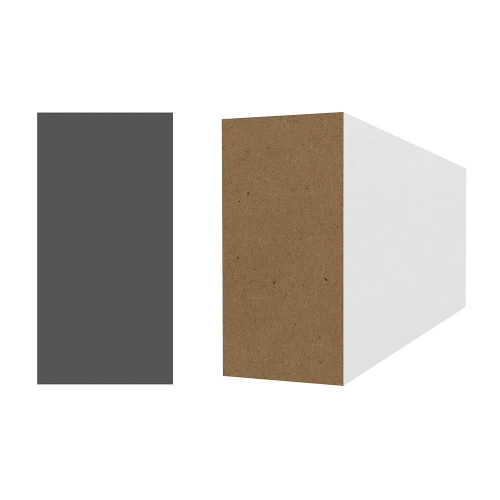 Rectangle en fibre de bois 3/4 po x 1&nbsp;1/2&nbsp;po&nbsp;x 8 pi