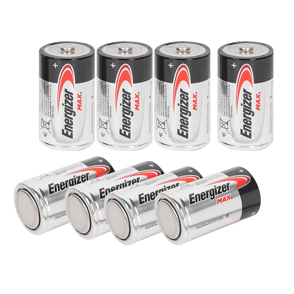 Energizer Max D Batteries Pkg/8