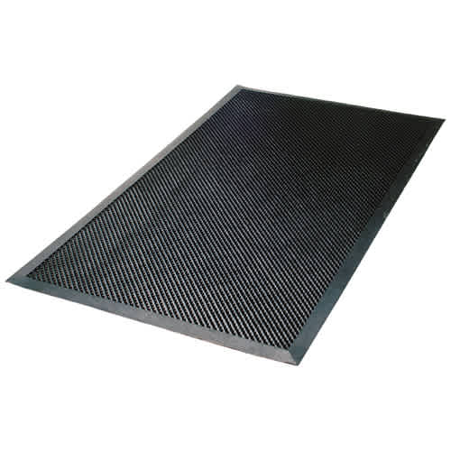 Tapis en caoutchouc noir 20 po x 34 po VERTUO