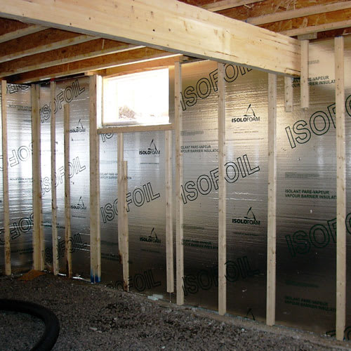ISOLOFOAM ISOFOIL Insulating Panel and Vapour Barrier3 in. x 4 ft. x 8 ft.