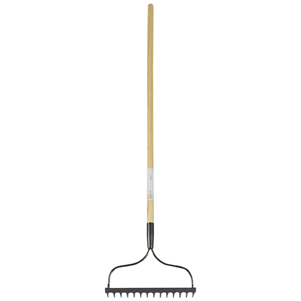 Râteau à arceau en acier avec manche en bois 14 dents NEKTRA
