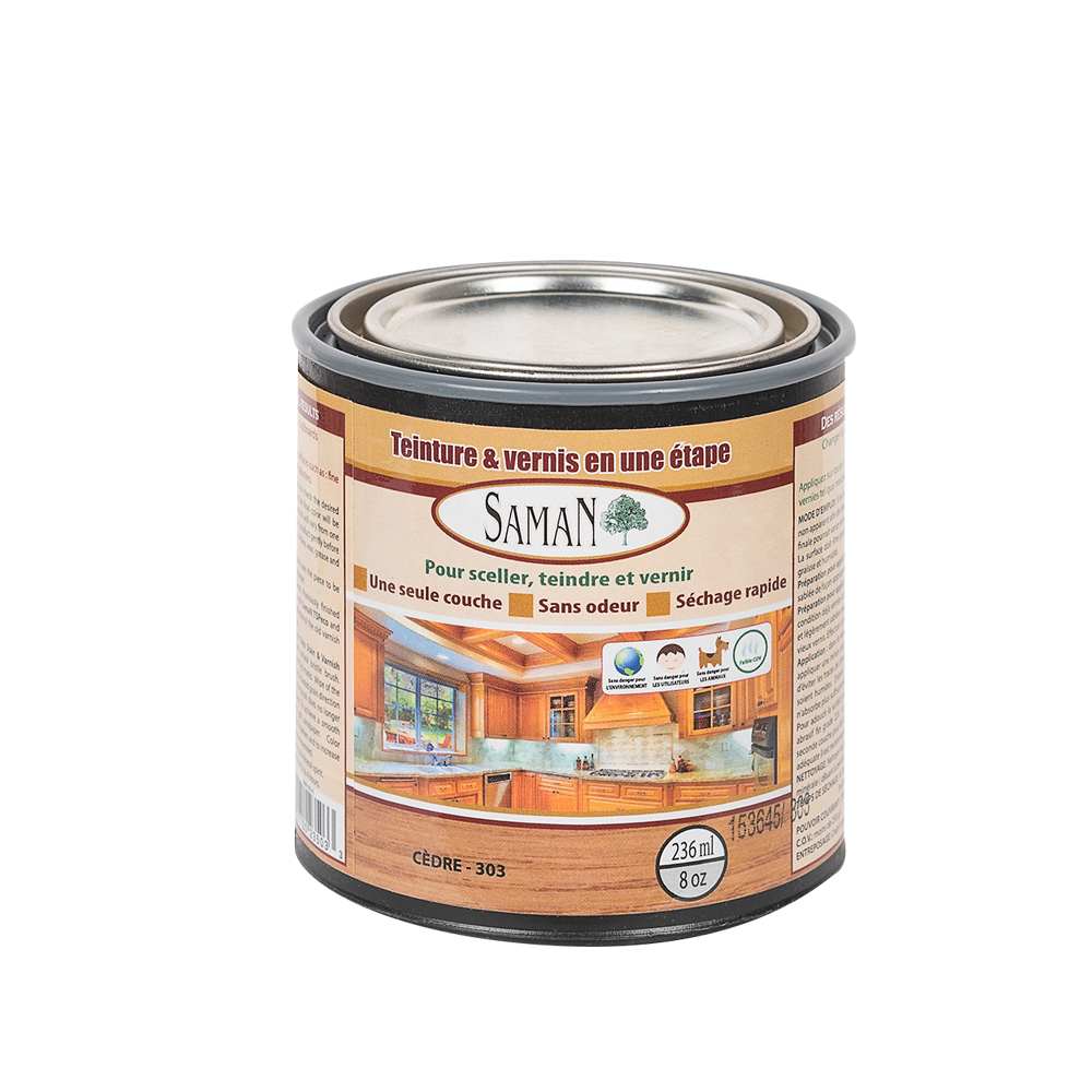 Teinture & vernis cèdre 236 ml