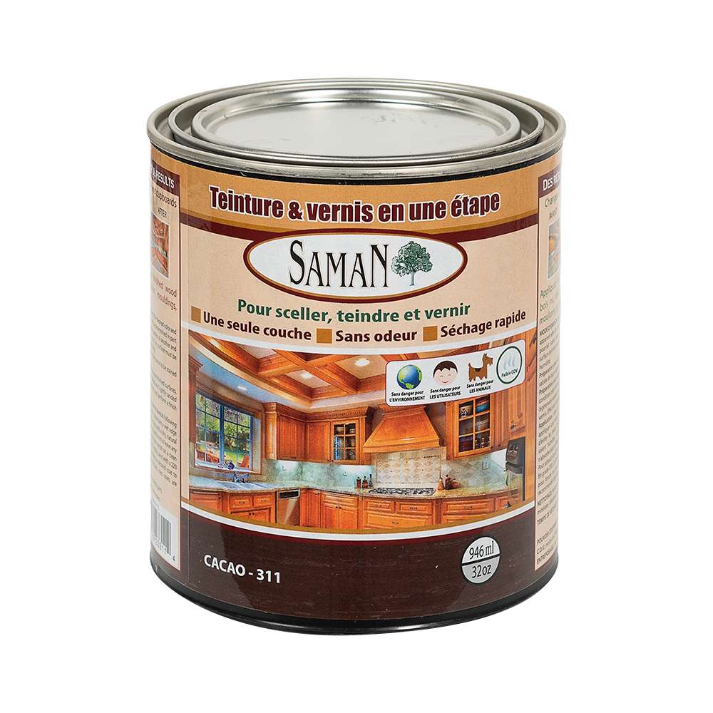 Teinture & vernis  cacao 946 ml