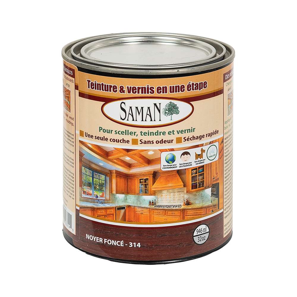 Teinture & vernis noyer foncé 946 ml