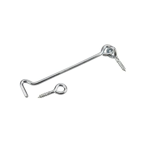 6 in. Gate Hooks & Eyes Pkg/2