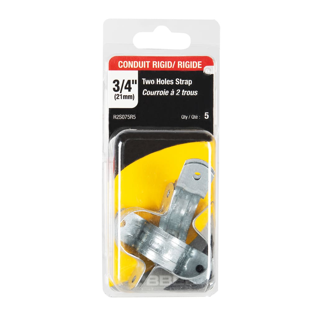 Crampes à tuyau 3/4 po Pqt/5 HUBBELL