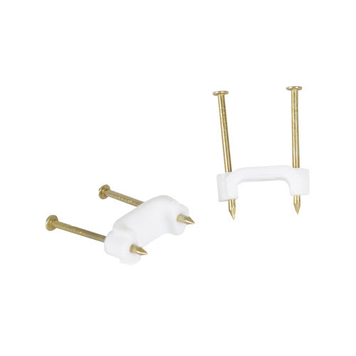 Wire Clamps w/ Nails1/2 in. Pkg/250