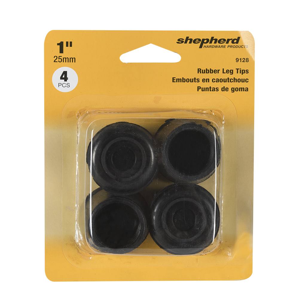 Embouts de caoutchouc 1 po Pqt/4