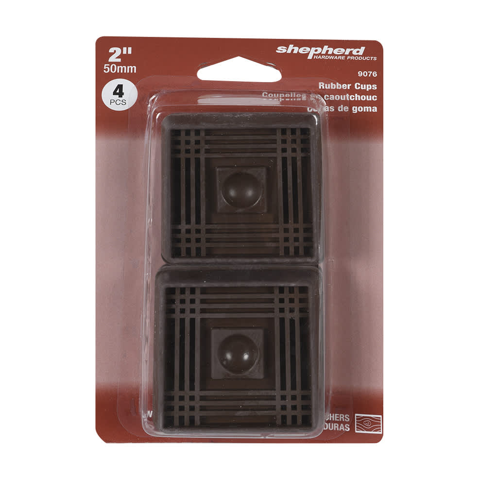 Coupelles de caoutchouc 2 po Pqt/4