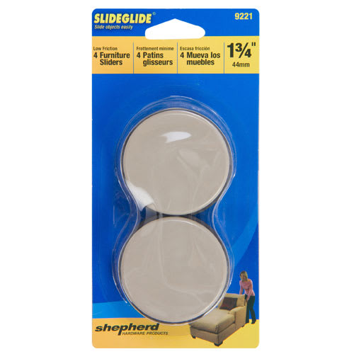 Patins glisseurs 1 3/4 po SlideGlide Pqt/4