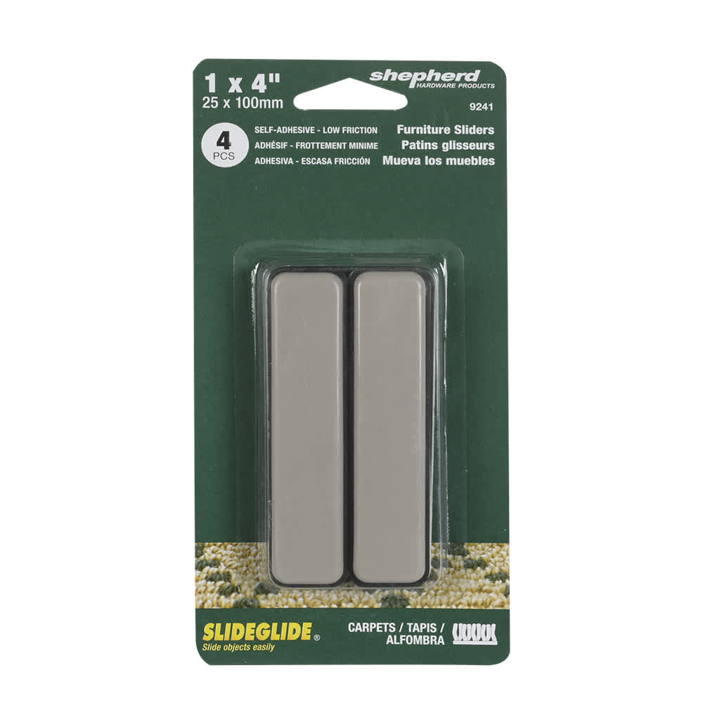 SlideGlide Sliders 1 in. x 4 in. Pkg/4