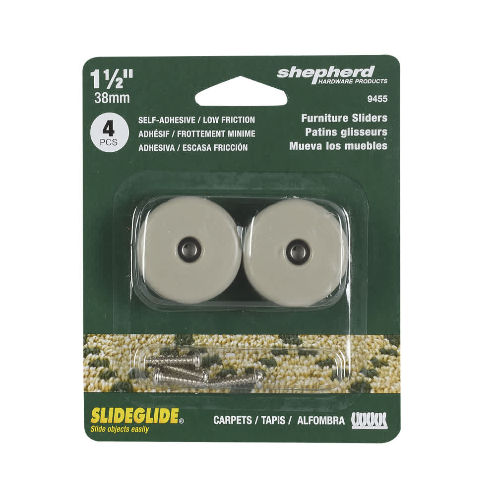 SlideGlide Sliders 1 1/2 in. Pkg/4