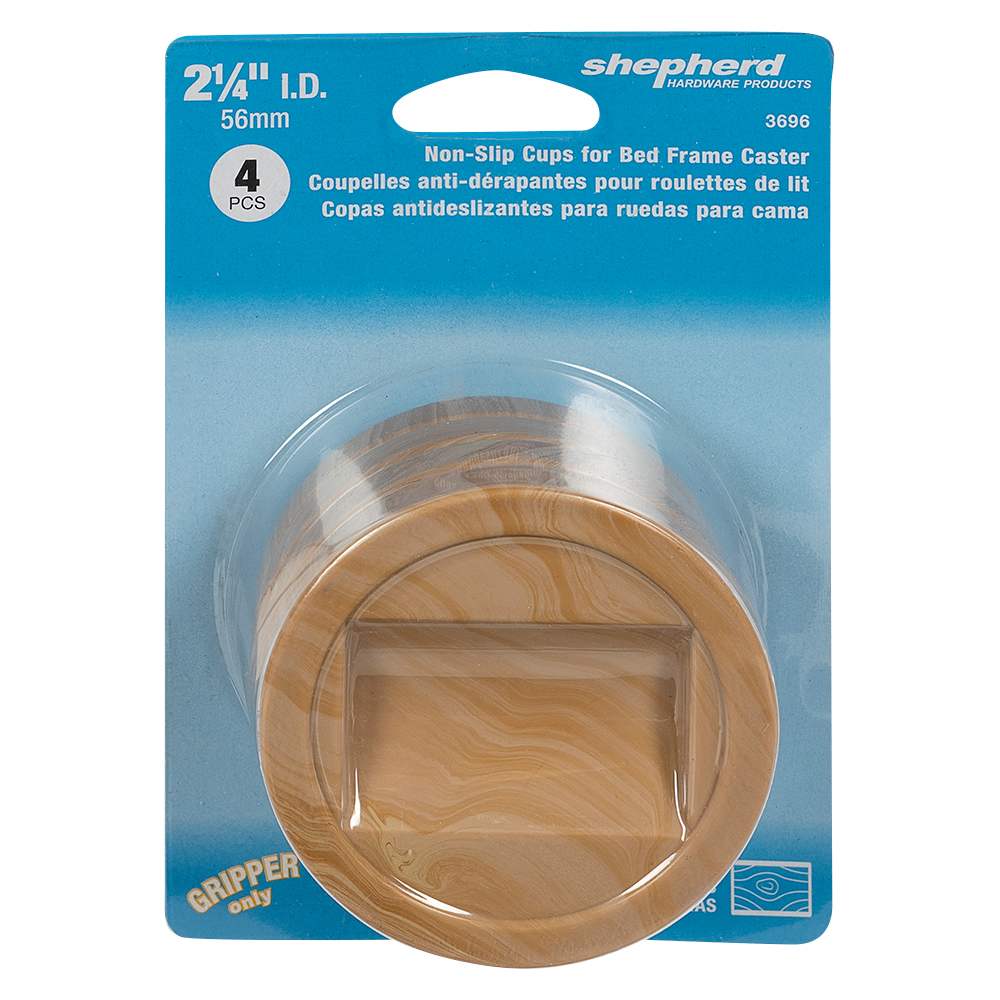 Coupelles antidérapantes 2 1/4 po Slider 'n Gripper Pqt/4