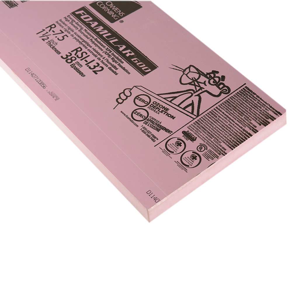 Panneau isolant Foamular NGX C-200 1&nbsp;1/2&nbsp;po&nbsp;x&nbsp;2&nbsp;pi&nbsp;x&nbsp;8&nbsp;pi OWENS CORNING