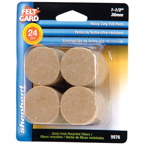 Felt Gard Felt Pads 1 1/2 in. Pkg/24
