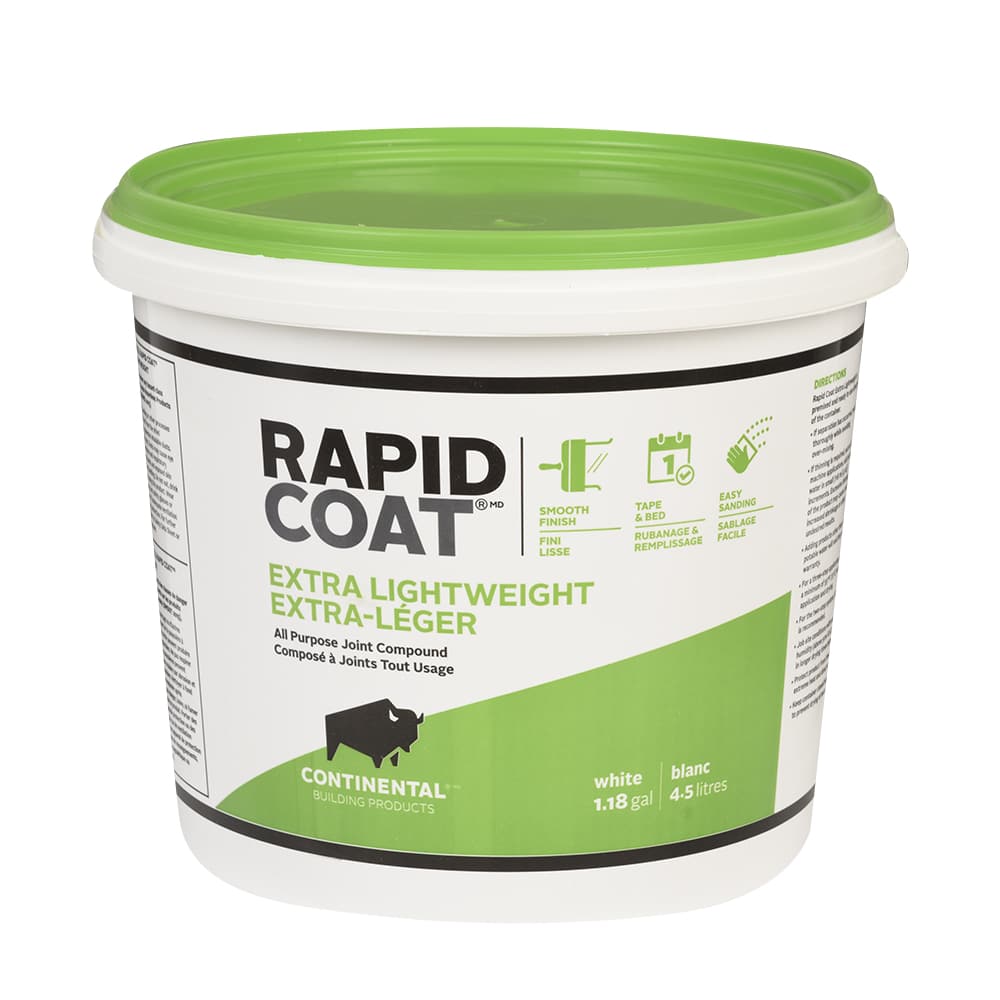 Composé à joints de gypse Rapid Coat extra-léger 4,5&nbsp;L