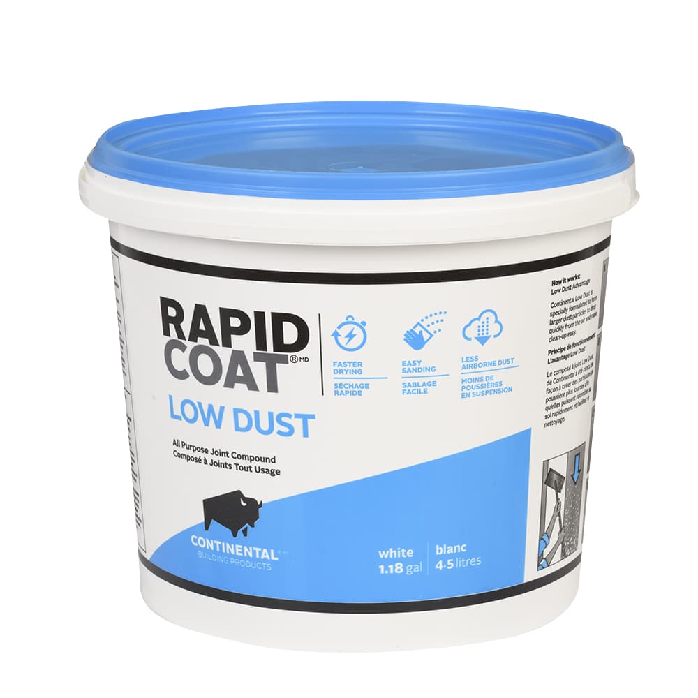Composé à joints de gypse Rapid Coat Low Dust 4,5&nbsp;L