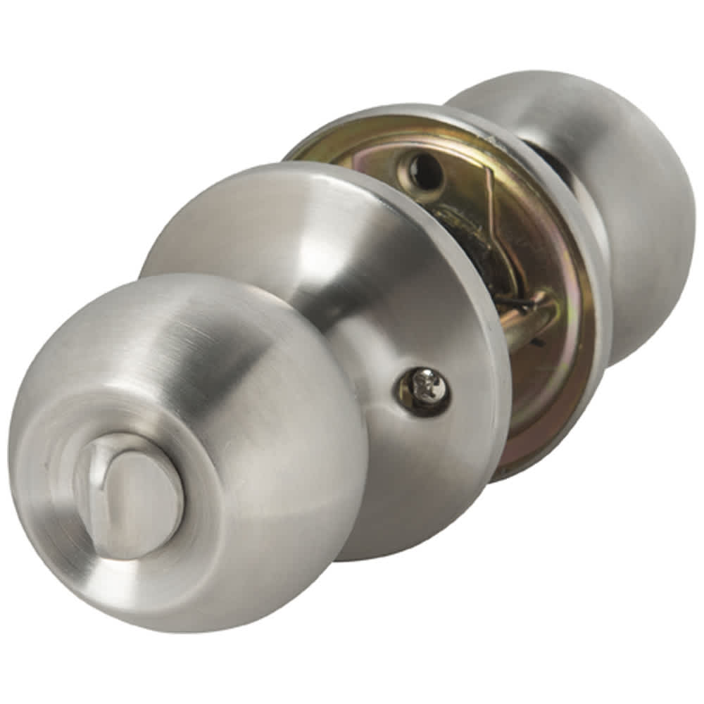 Poignée de porte de salle de bains acier inoxydable