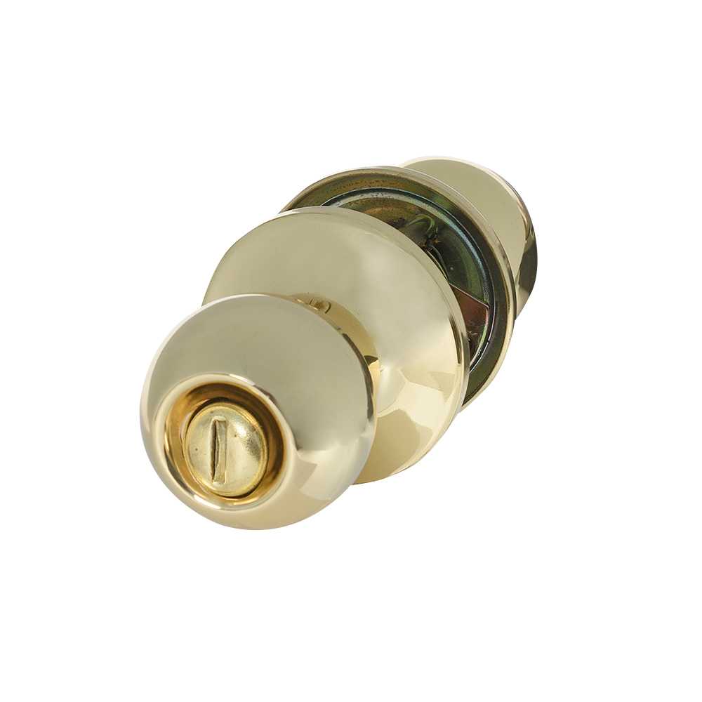 Poignée de porte de salle de bains laiton