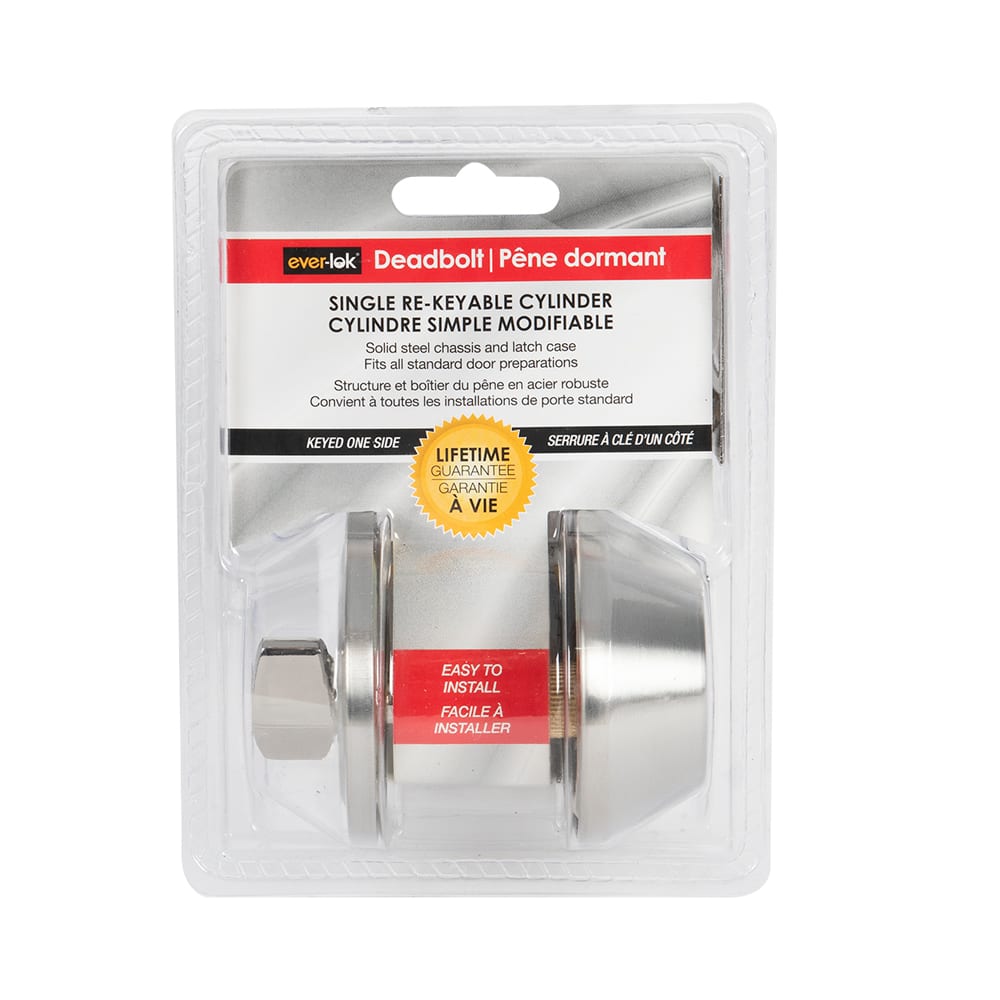 Serrure à pêne dormant simple acier inoxydable