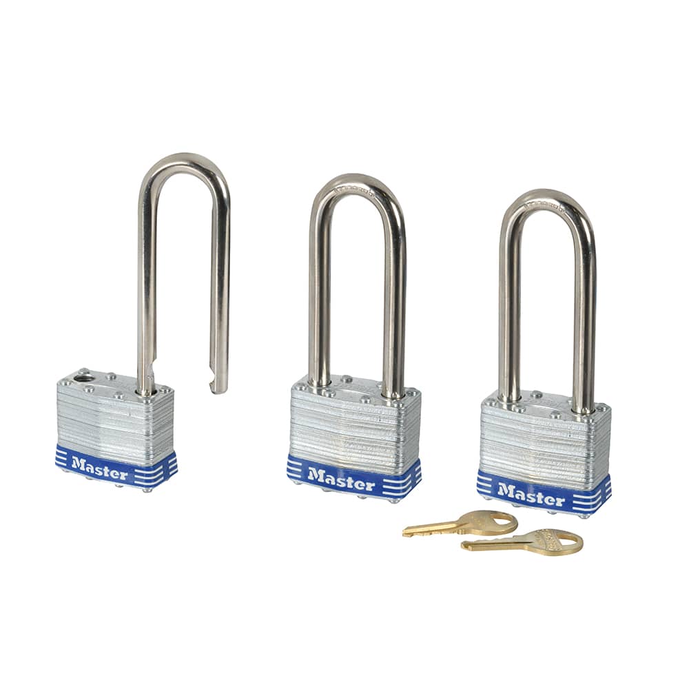 Cadenas à clés identiques 1 3/4 po Pqt/3