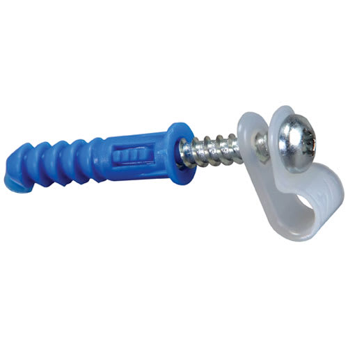 Crochets arrières et ancrages pour tablettes grillagées Pqt/10