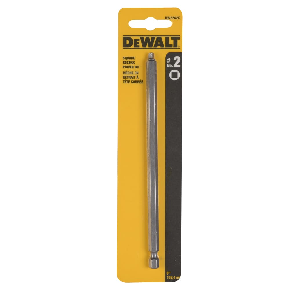 Embout de tournevis carré n° 2 x 6&nbsp;po DEWALT