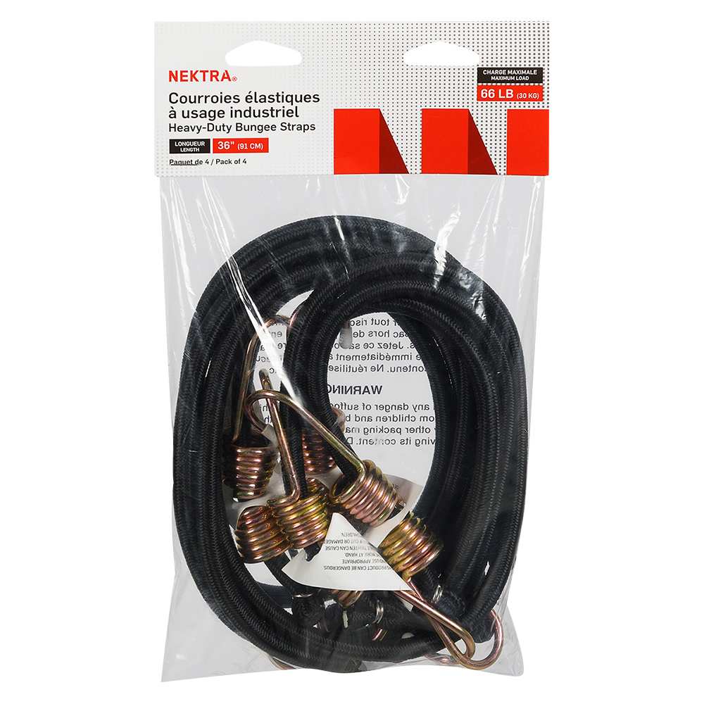 Courroies élastiques industrielles 36&nbsp;po Pqt/4 NEKTRA