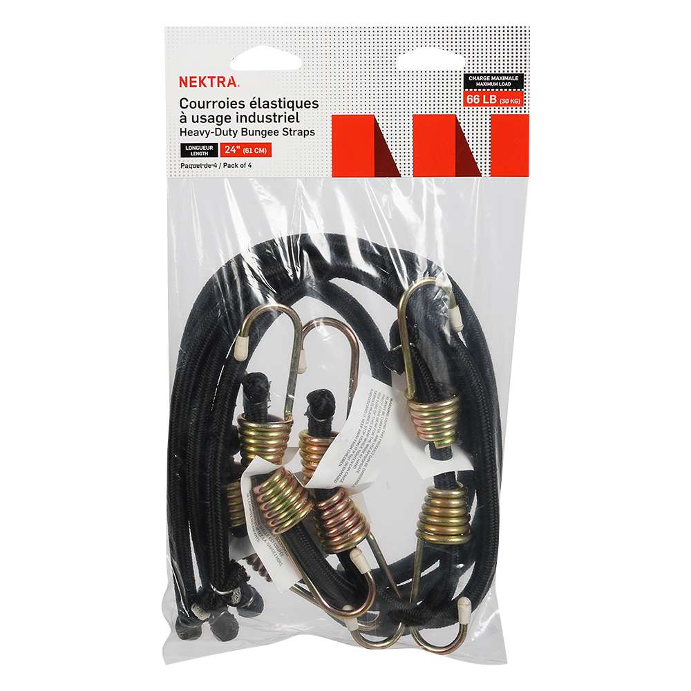 Courroies élastiques industrielles 24&nbsp;po Pqt/4 NEKTRA