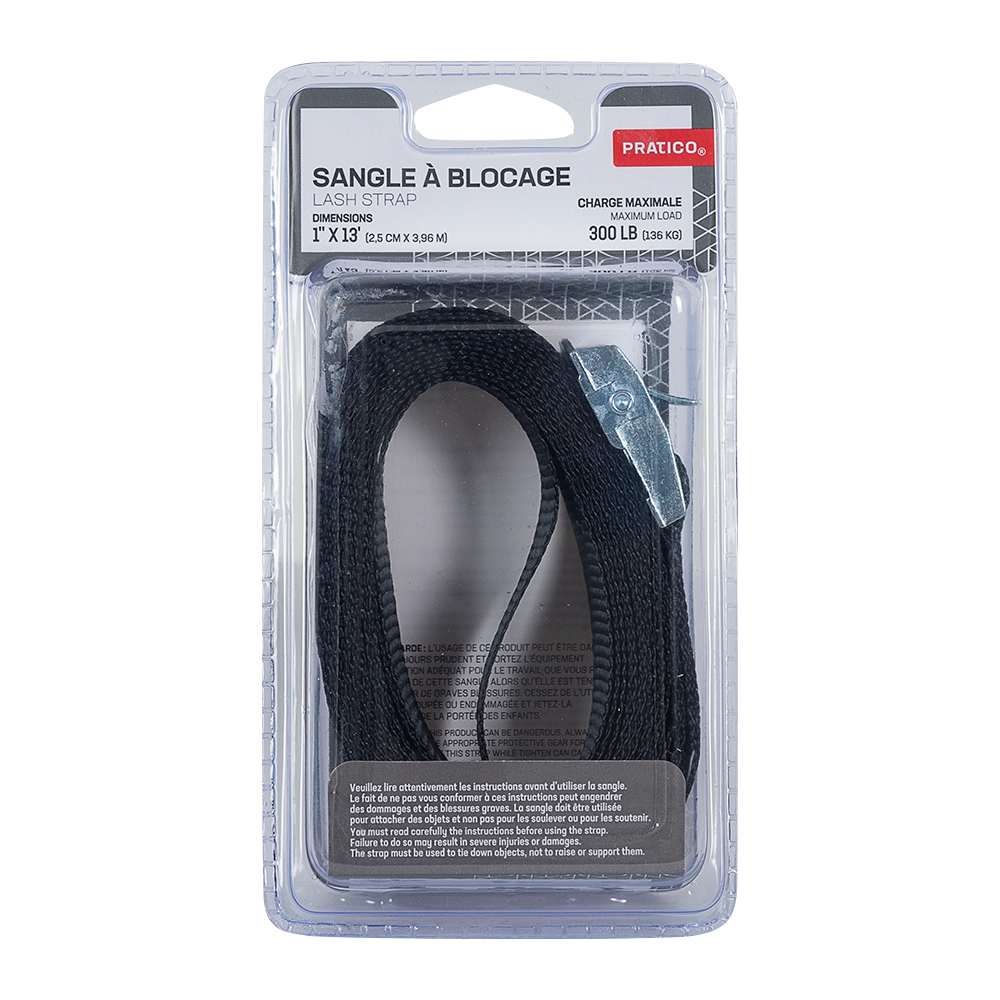 Sangle à blocage 1&nbsp;po&nbsp;x&nbsp;13&nbsp;pi