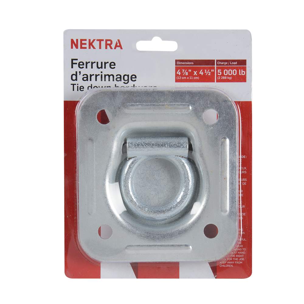 Ferrure d'arrimage 4 3/4 po x 4&nbsp;3/8&nbsp;po NEKTRA