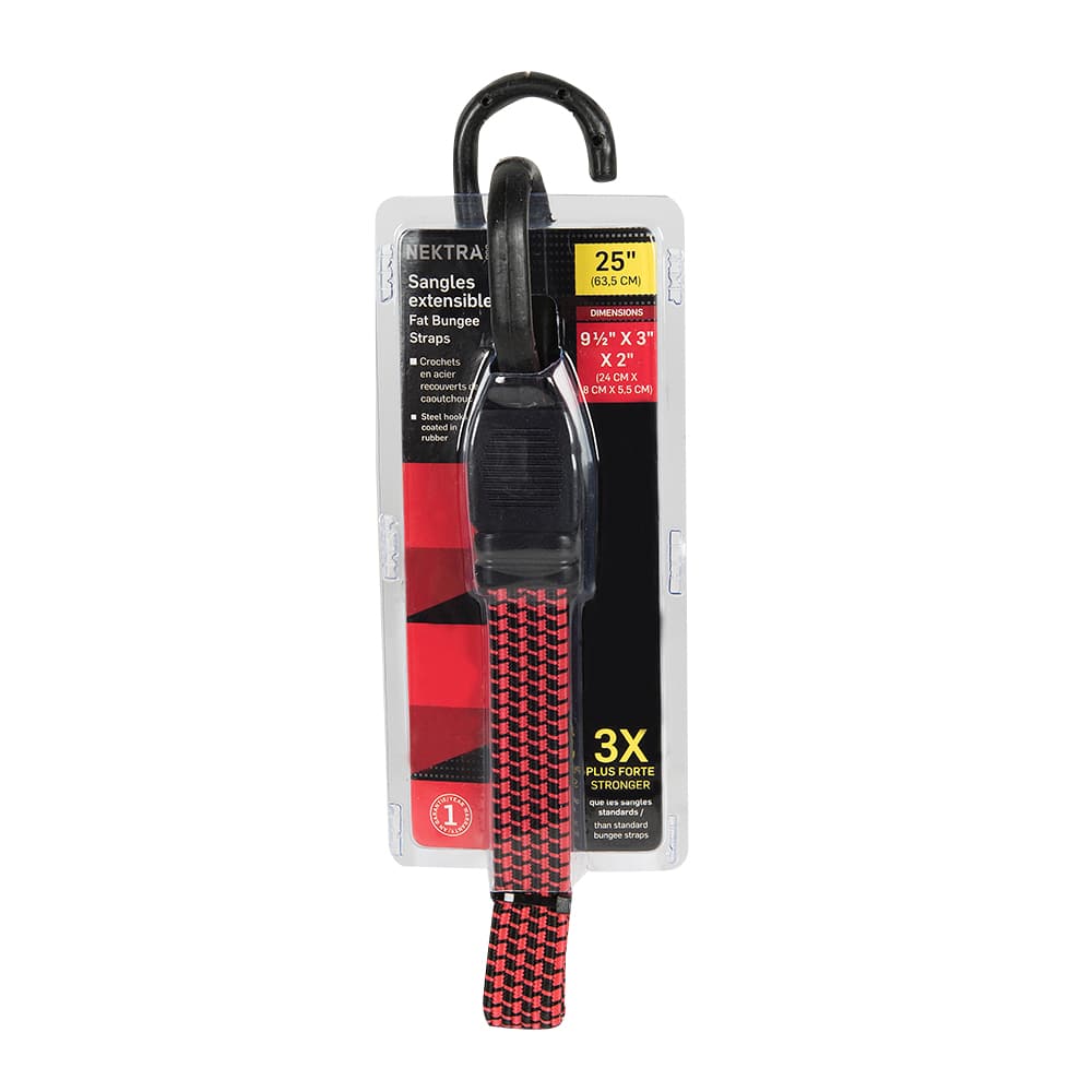 NEKTRA PRO Bungee Strap 3X, 5/8&nbsp;in.&nbsp;x&nbsp;25&nbsp;in.