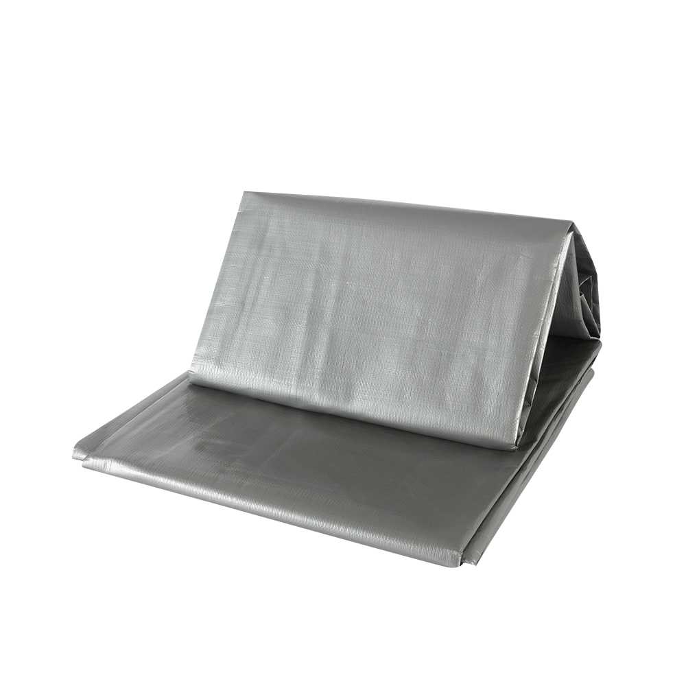 NEKTRA Industrial Tarp Grey 12&nbsp;ft.&nbsp;x&nbsp;12&nbsp;ft.