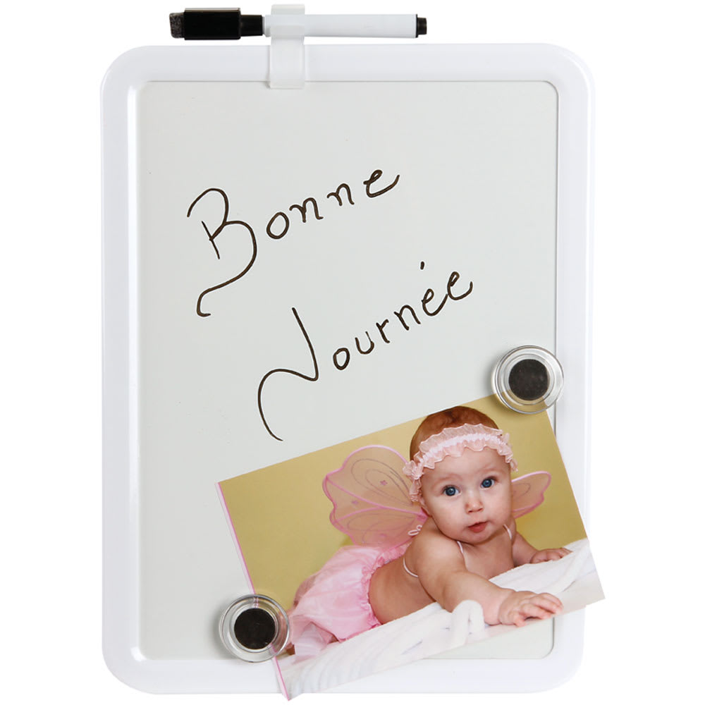 Tableau magnétique effaçable blanc