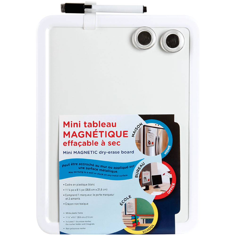 Tableau magnétique effaçable blanc