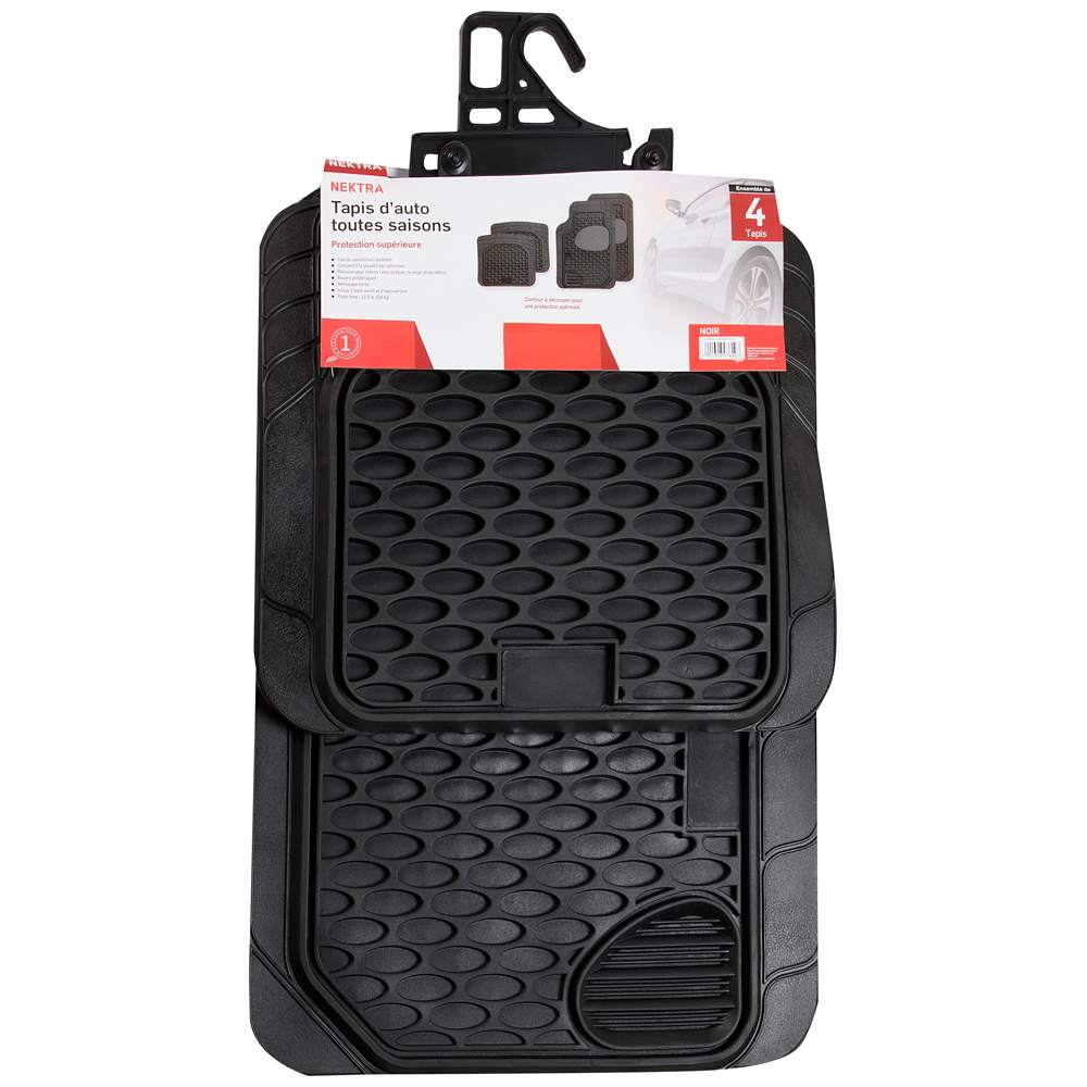 NEKTRA Set of 4 Deluxe Car Floor Mats