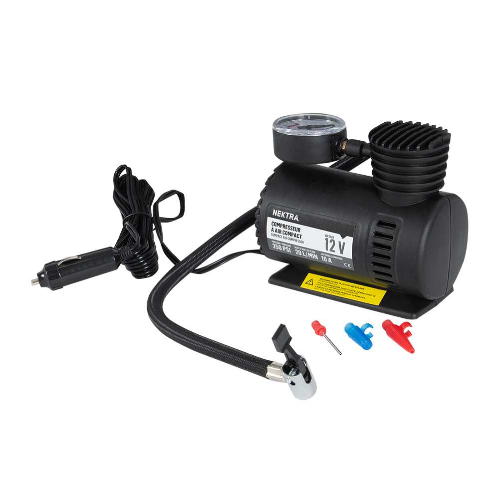 Compresseur à air compact 12&nbsp;V NEKTRA