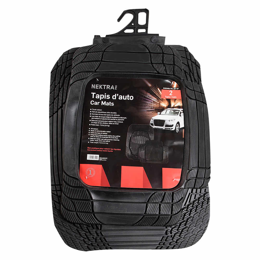Ensemble de 2 tapis d'auto Suprême NEKTRA PRO