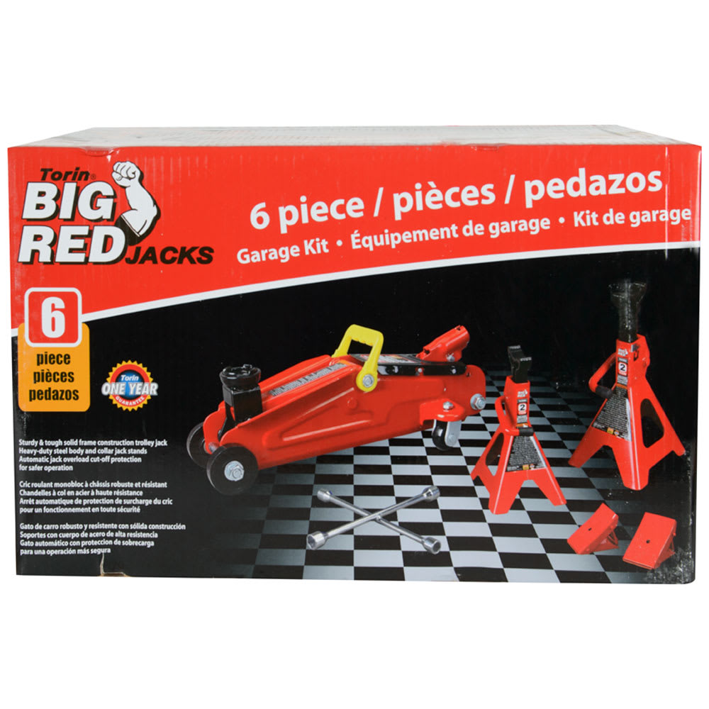 Ensemble de cric hydraulique sur roues 2 tonnes