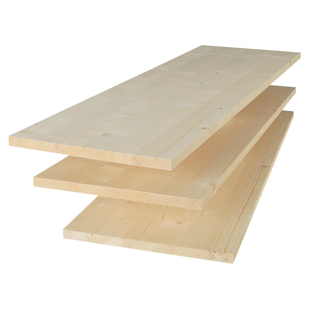 Planche de pin laminé 12&nbsp;po&nbsp;x&nbsp;72&nbsp;po