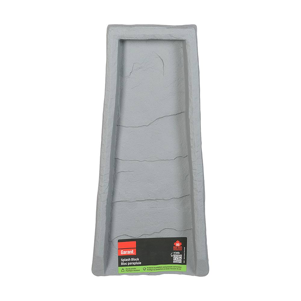 GARANT Downspout Splash Block 22 in. x 10 in. Grey