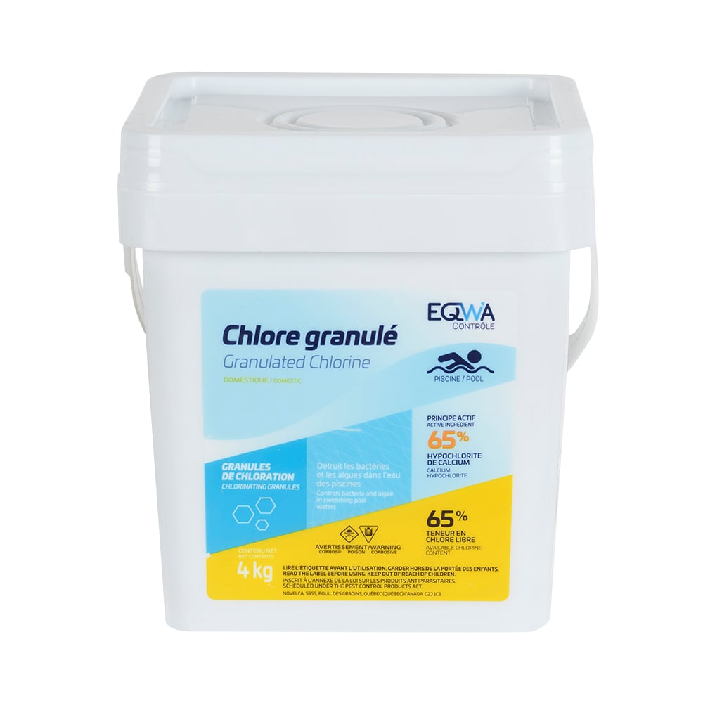 Chlore granulé 65% 4&nbsp;kg