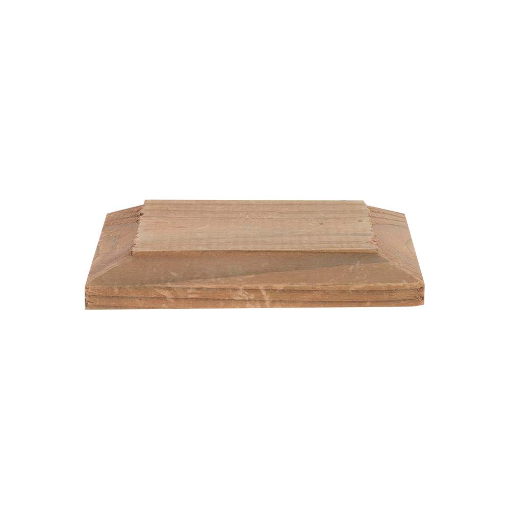 Brown Treated Wood Cap 5 in. x 5 in.