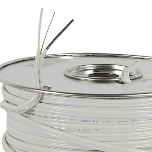 Fil électrique d'intérieur NMD-90, 14/2 blanc 50 m