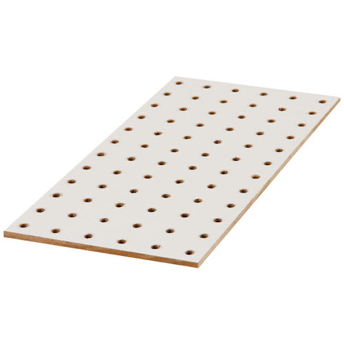 Panneau de fibres durcies perforé 3/16&nbsp;po&nbsp;x&nbsp;4&nbsp;pi&nbsp;x&nbsp;8&nbsp;pi