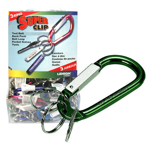 Mousqueton porte-clés 3 po